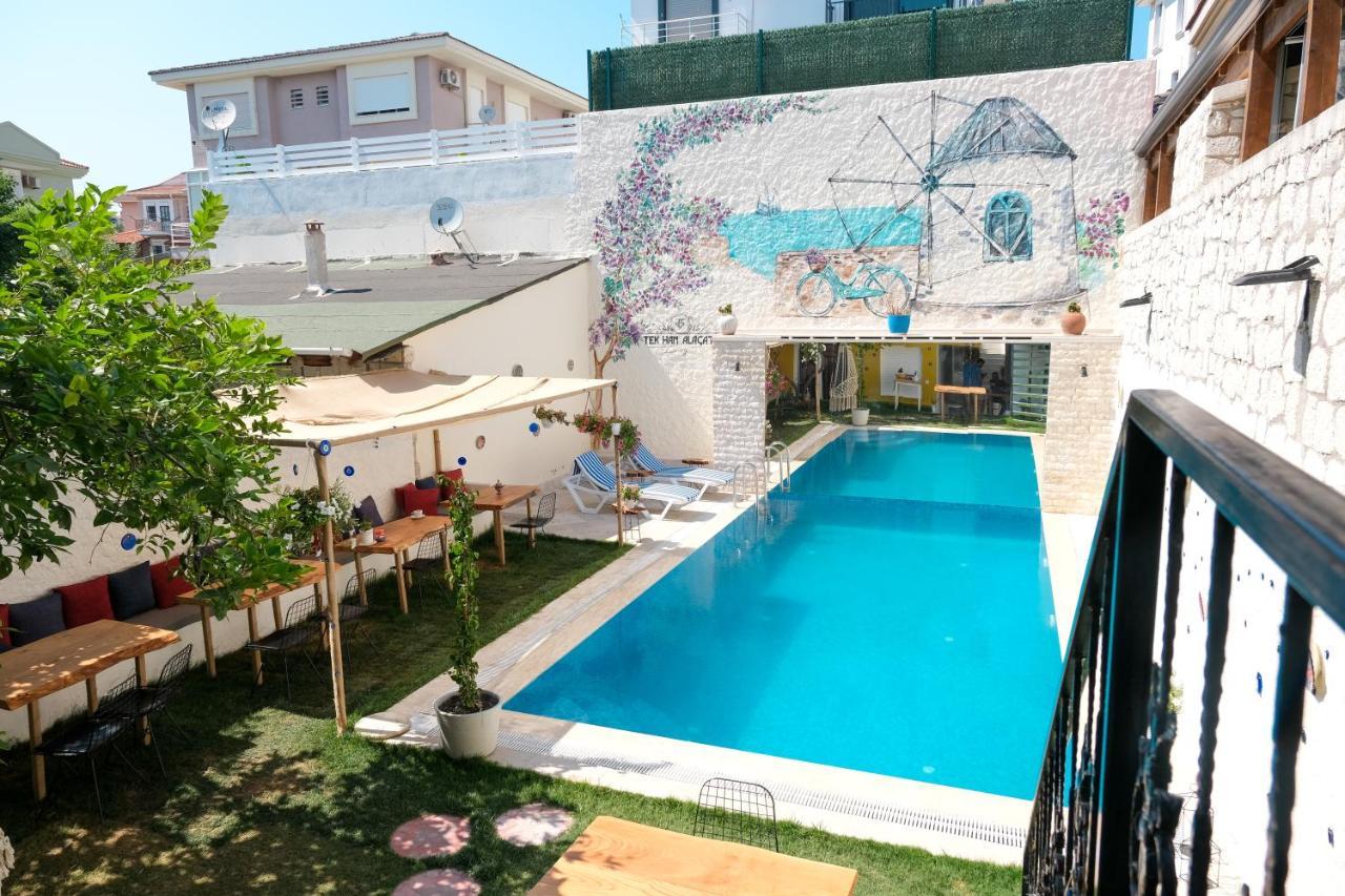 Tek Han Alacati Hotel Kültér fotó